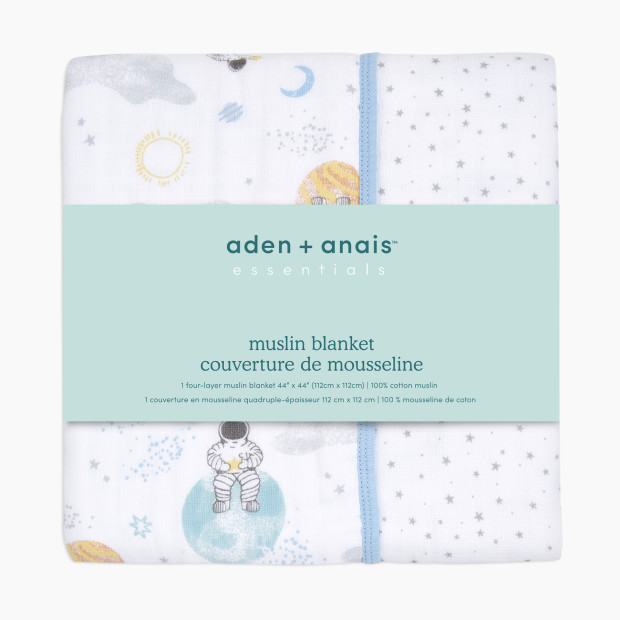 Aden + Anais Essentials Cotton Muslin Blanket - Space Explorers.