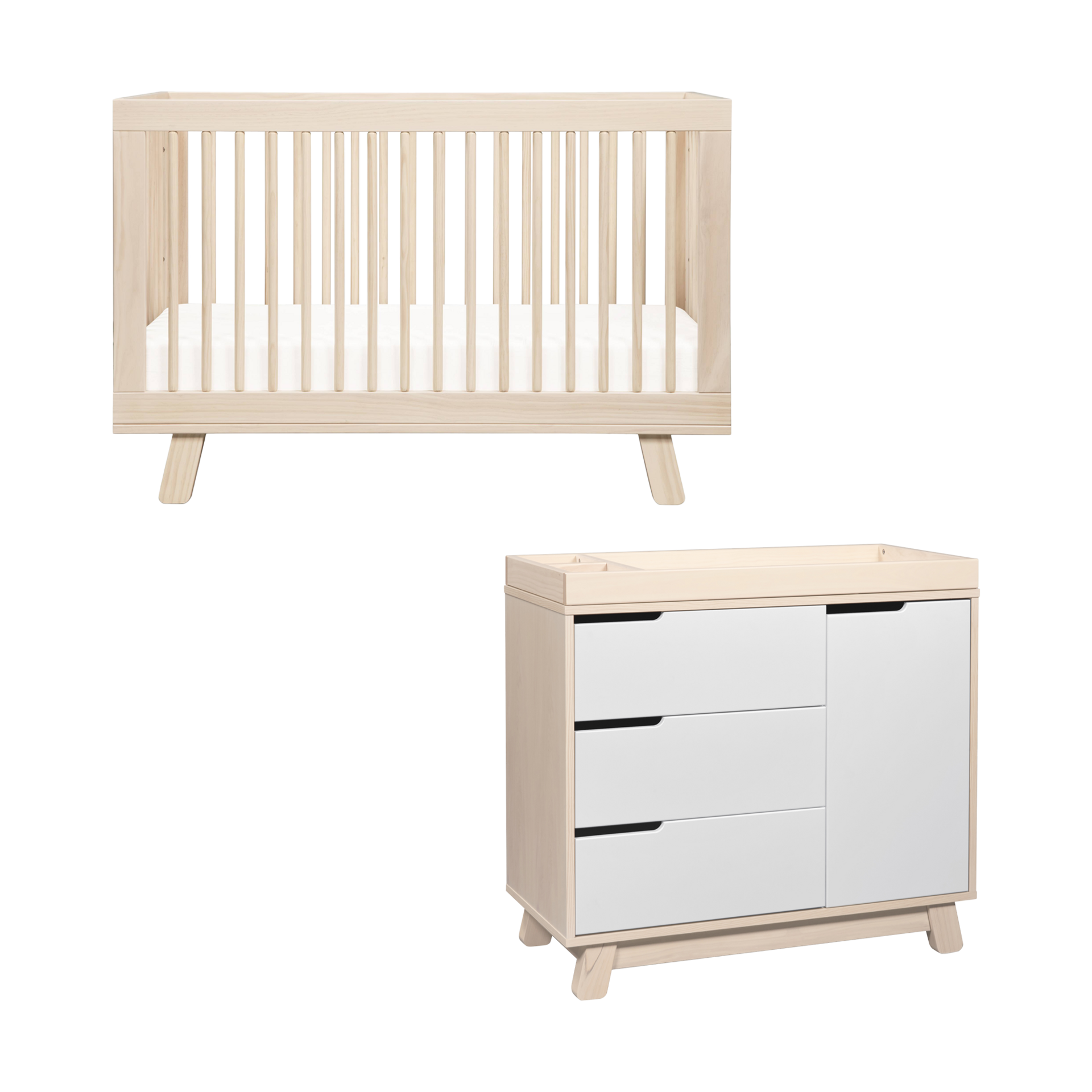 babyletto Hudson Crib & Hudson Dresser Bundle.