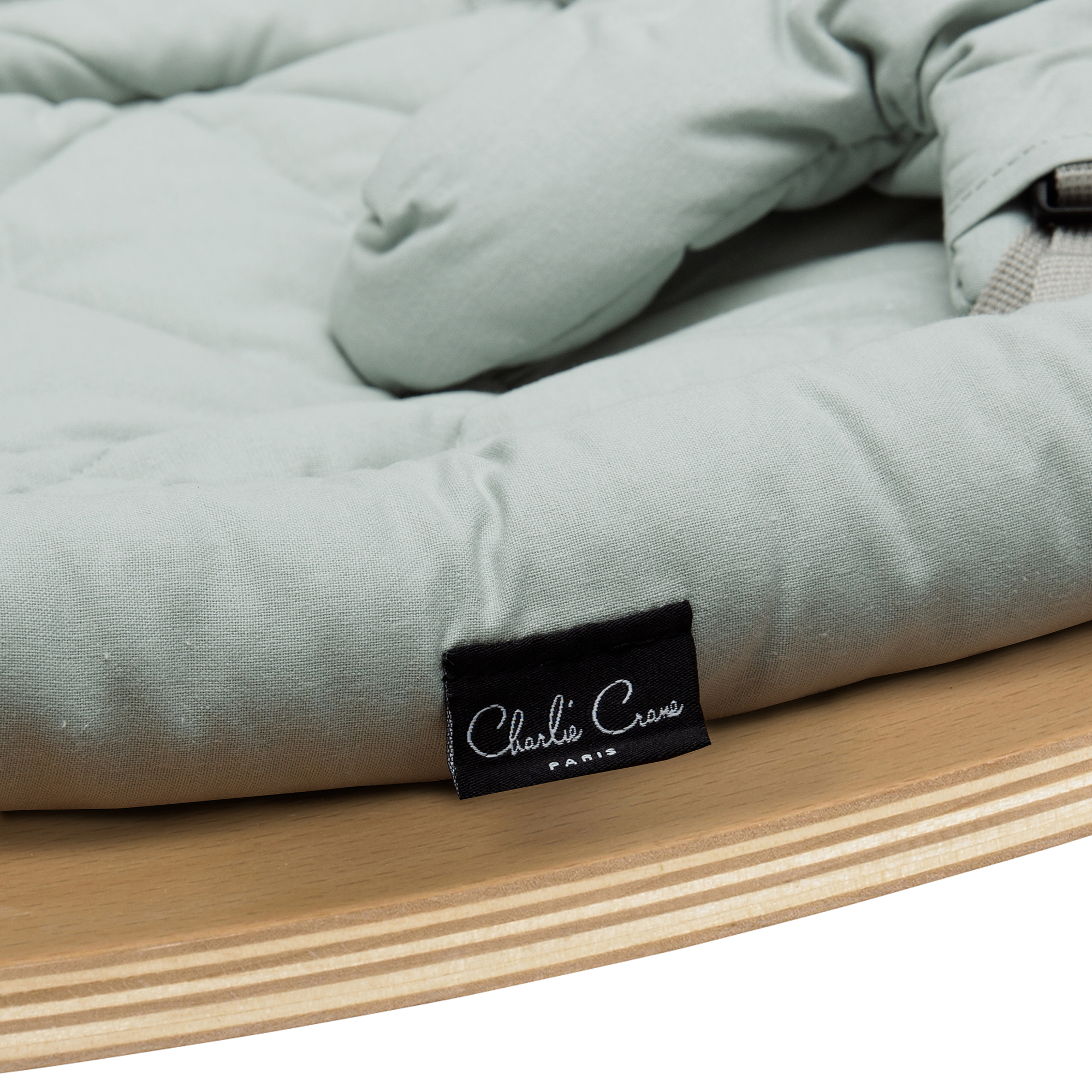 Charlie Crane LEVO Baby Rocker - Farrow, Beech.