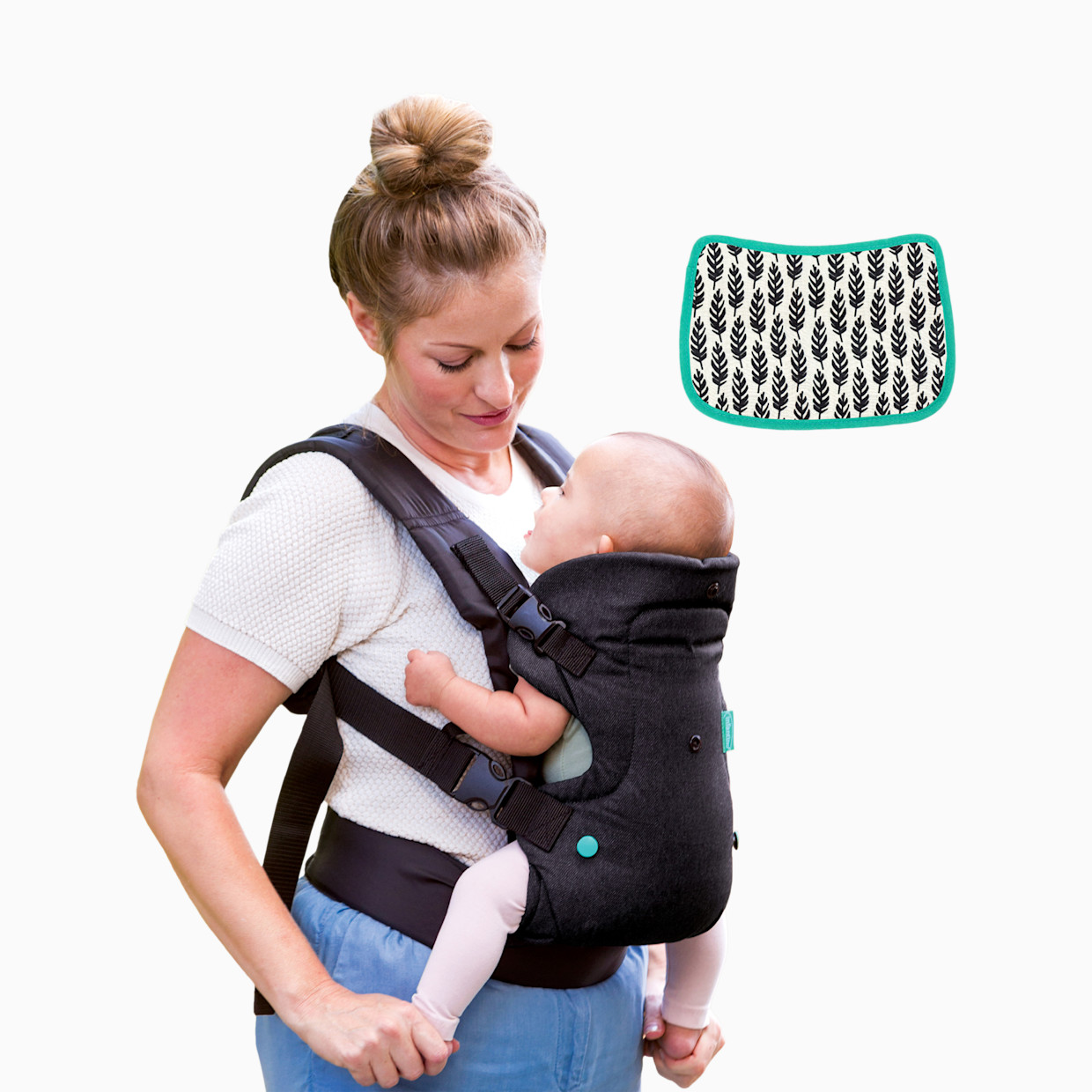 Infantino Flip 4-In-1 Convertible Carrier - Black.