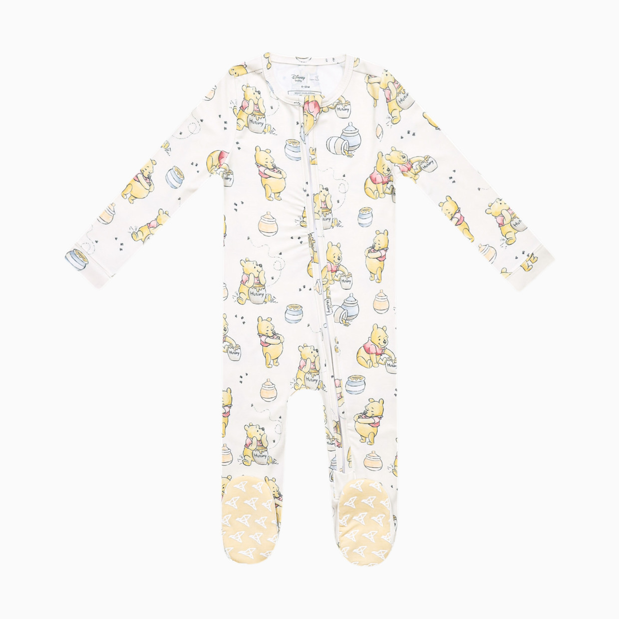 Copper Pearl Zip-up Footie - Hunny, Newborn.