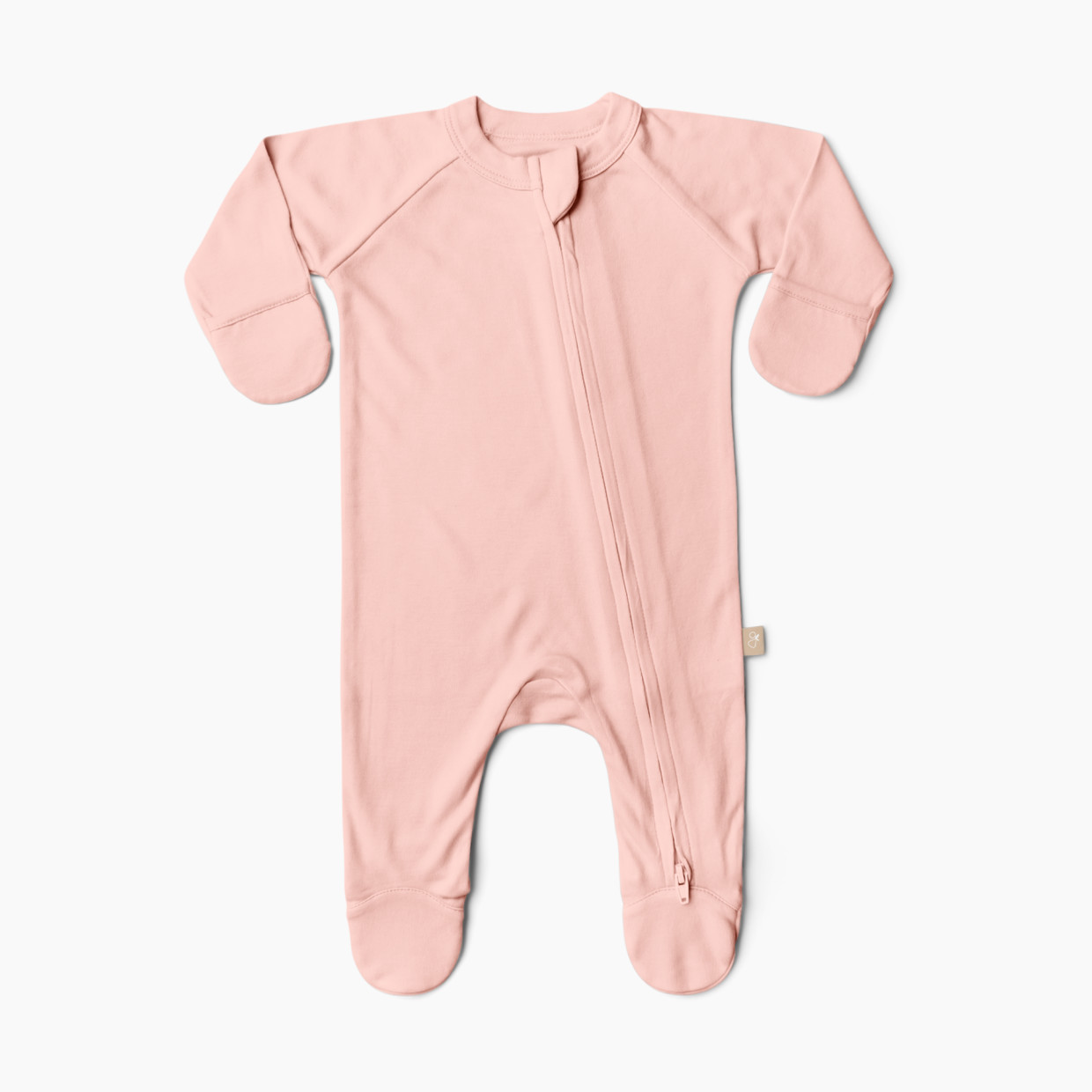 Goumi Kids x Babylist Grow With You Footie - Loose Fit - Blush, 0-3 M.