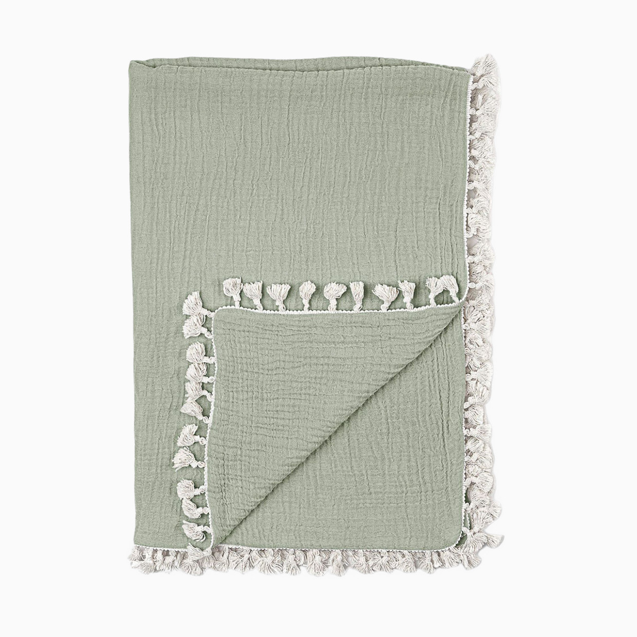 Crane Baby 6 Layer Muslin Blanket - Fern.