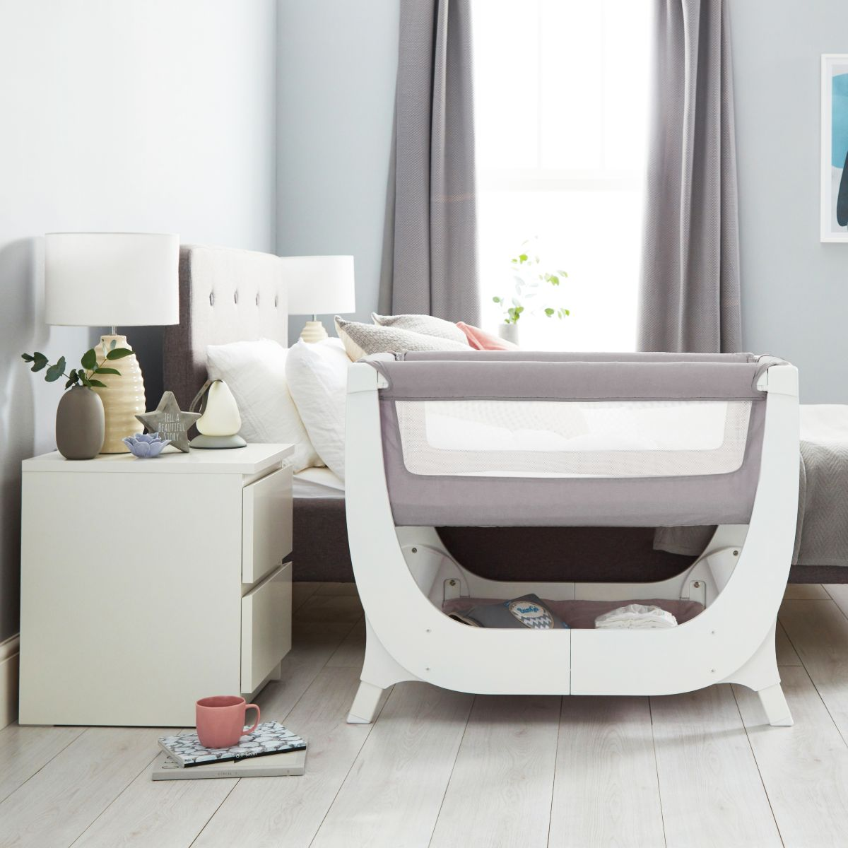 shnuggle air bedside crib reviews