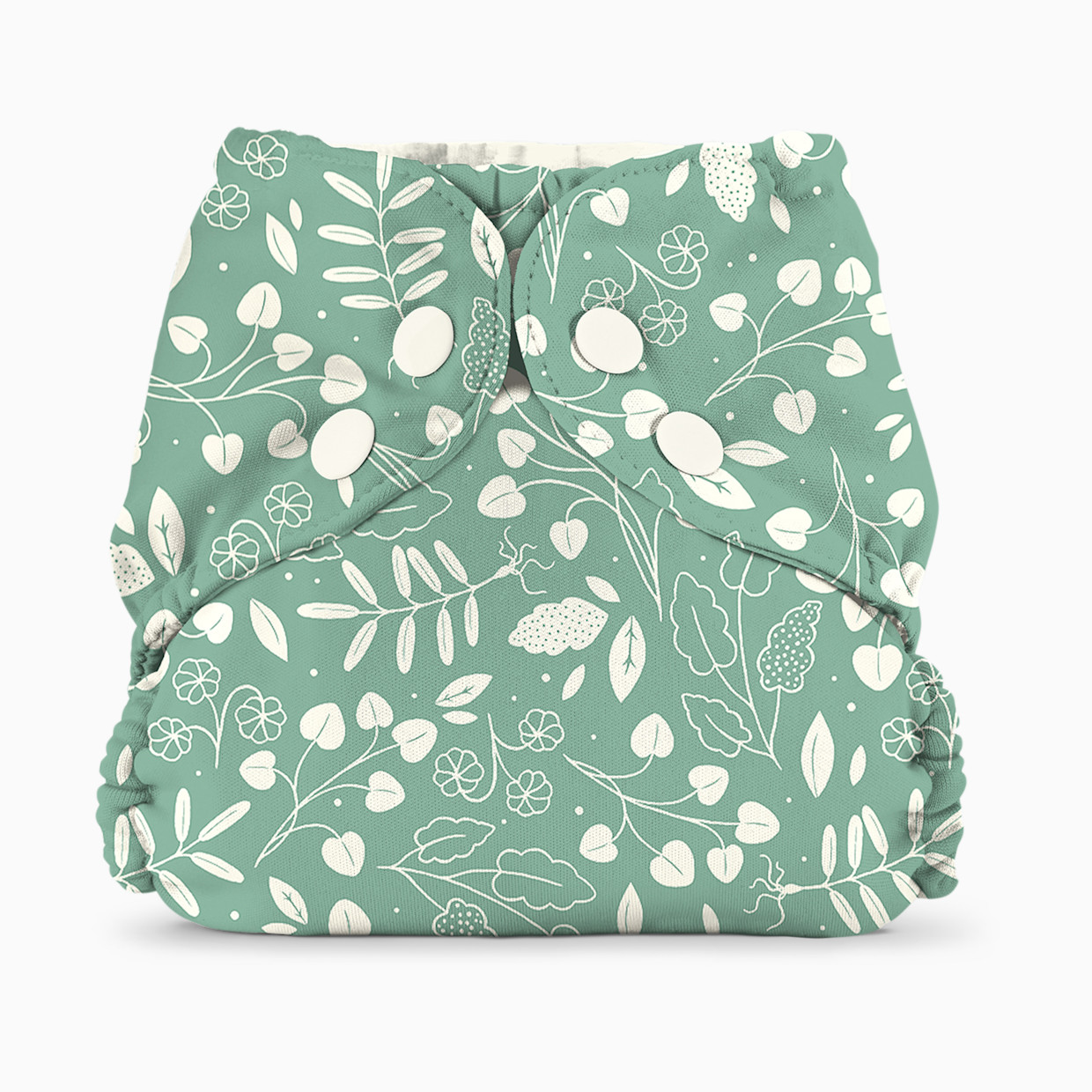 Esembly Recycled Diaper Cover (Outer) + Swim Diaper - Botany, Size 2 (18-35 Lbs).