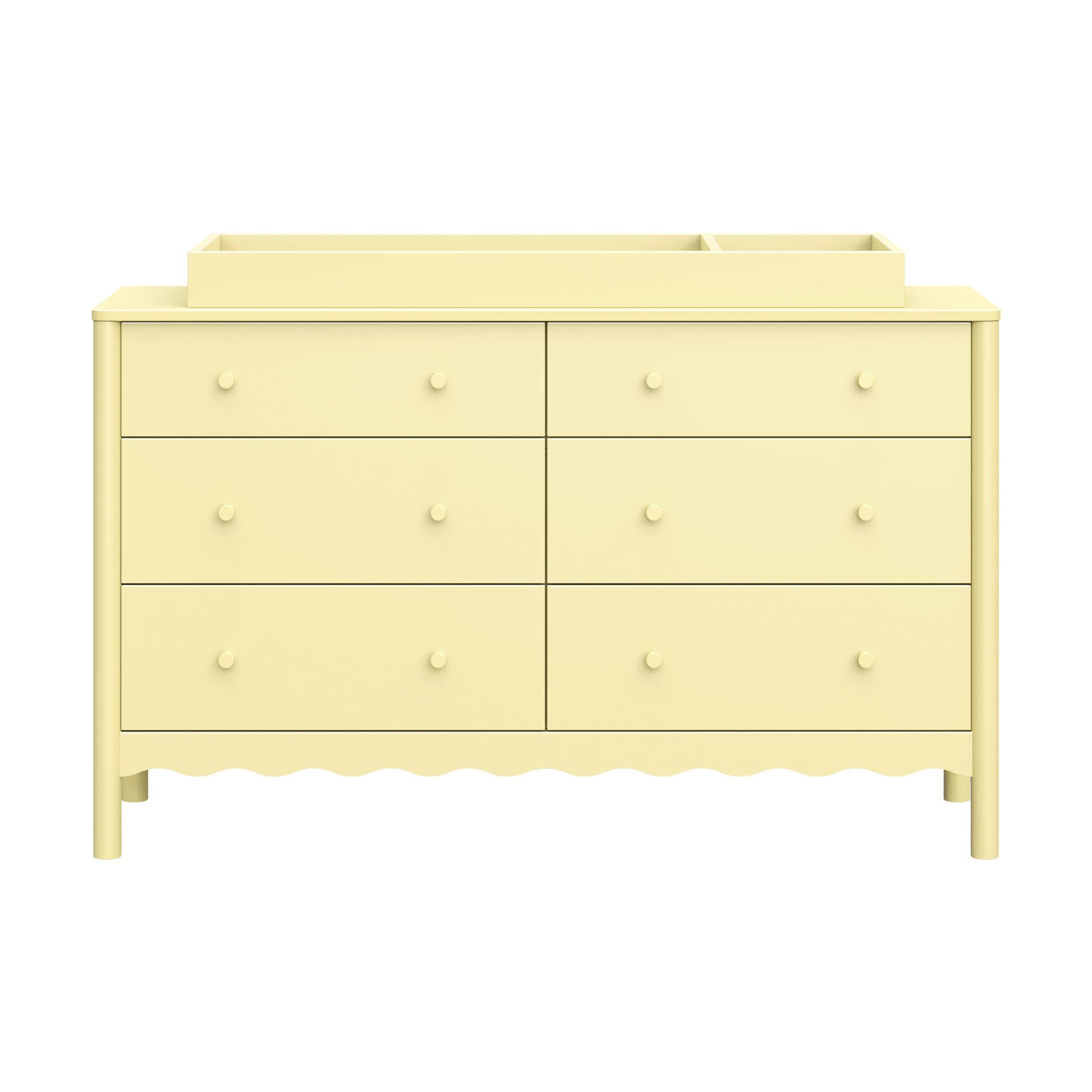 babyletto Universal Wide Removable Changing Tray - Pale Yellow.