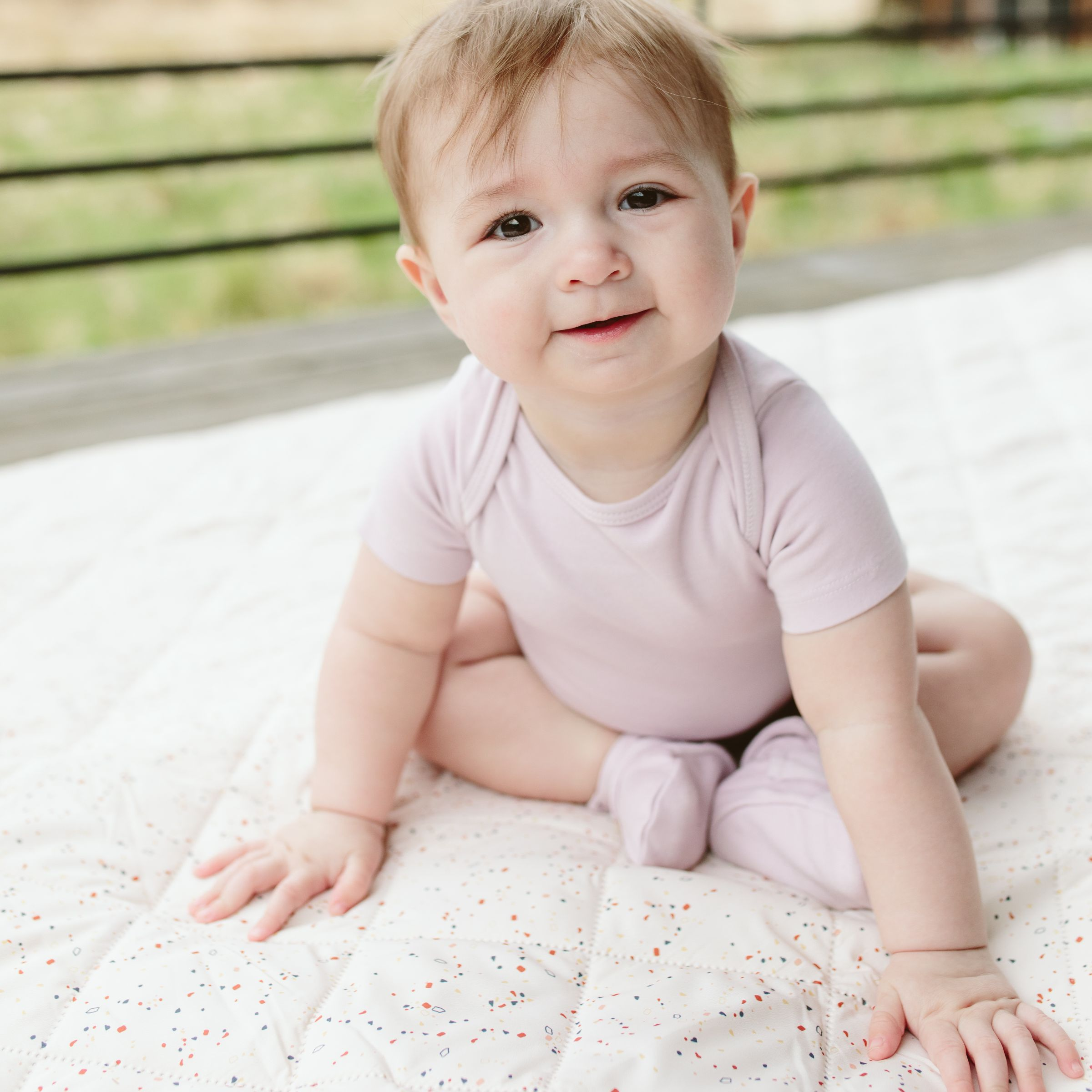 Goumi Kids x Babylist Outdoor Blanket Terazzo, 78.7” X 57.9” X 0.4 Babylist Shop