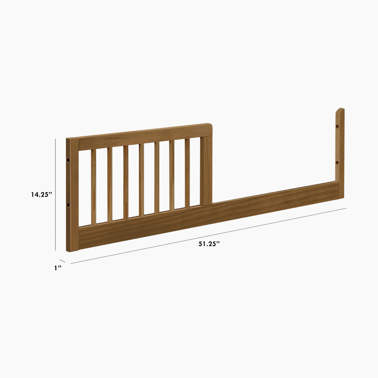 daVinci Toddler Bed Conversion Kit (M14799) - Walnut.