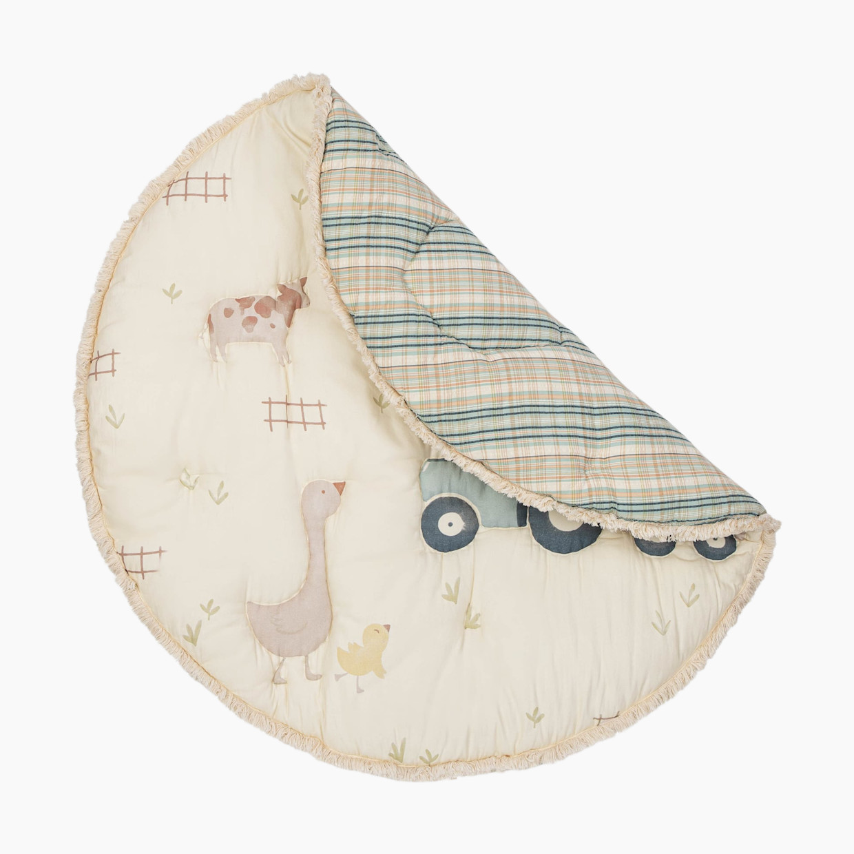 Crane Baby Cotton Quilted Playmat - Charlie Farmhouse.