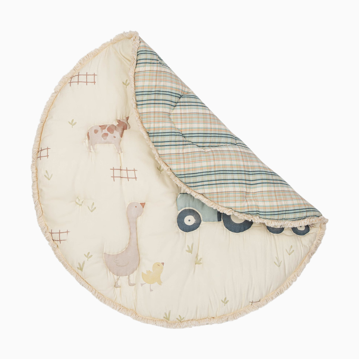 Crane Baby Cotton Quilted Playmat - Charlie Farmhouse.