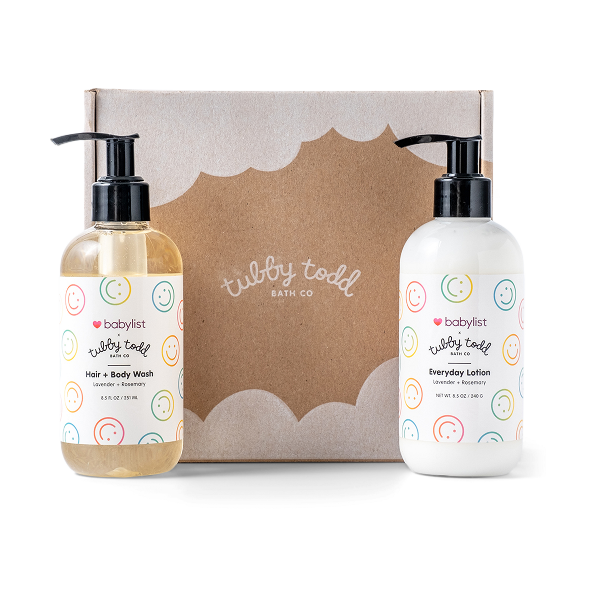 Tubby Todd Tubby Todd x Babylist The Wash and Lotion Gift Set - Lavender + Rosemary.