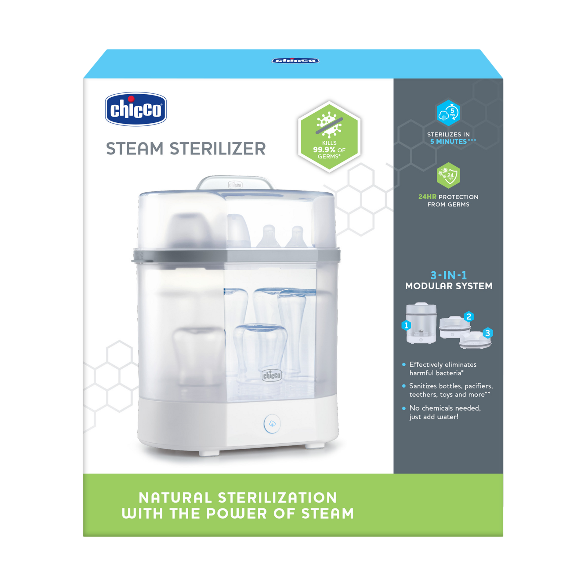 Chicco 3-in-1 Steam Sterilizer.