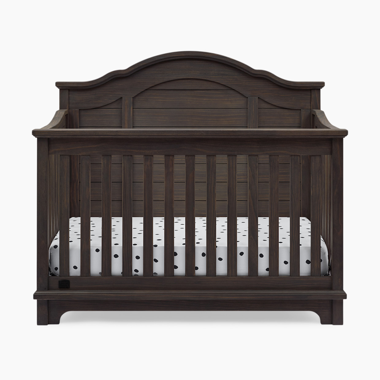 Simmons Kids Asher 6-in-1 Convertible Crib with Toddler Rail - Rustic Grey.