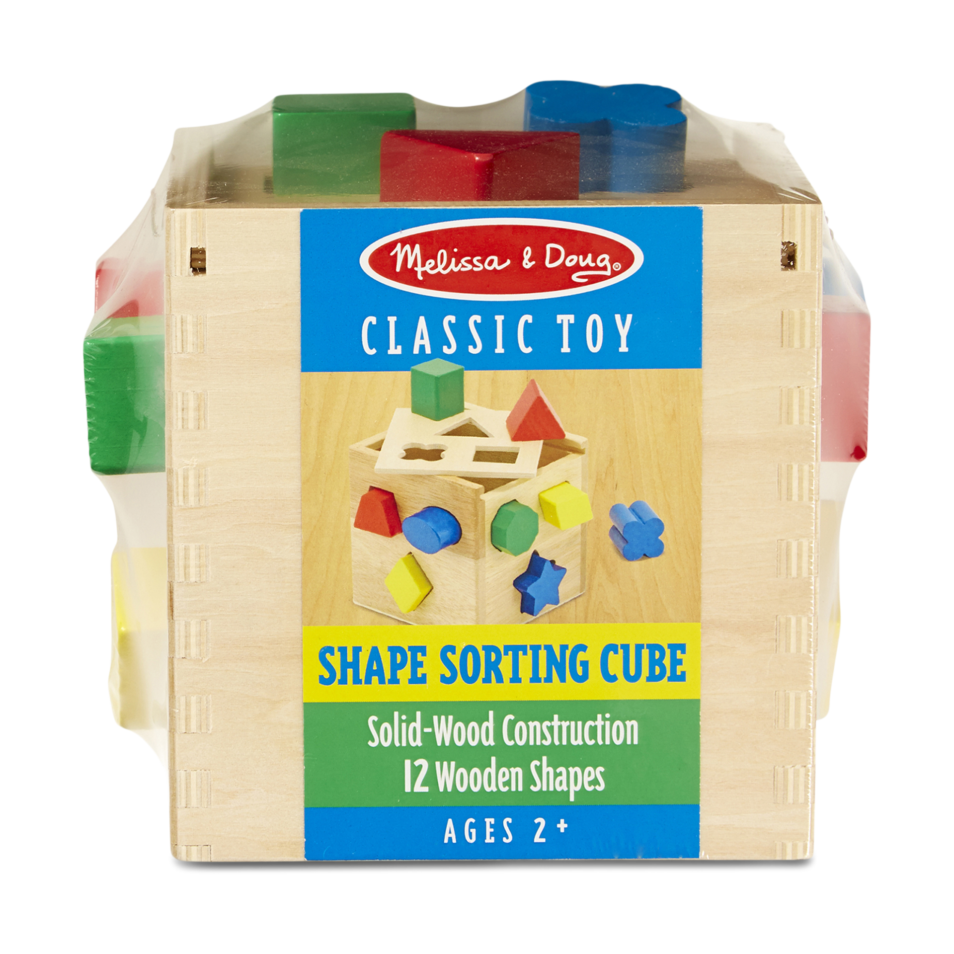Melissa & Doug Shape Sorting Cube Classic Toy.