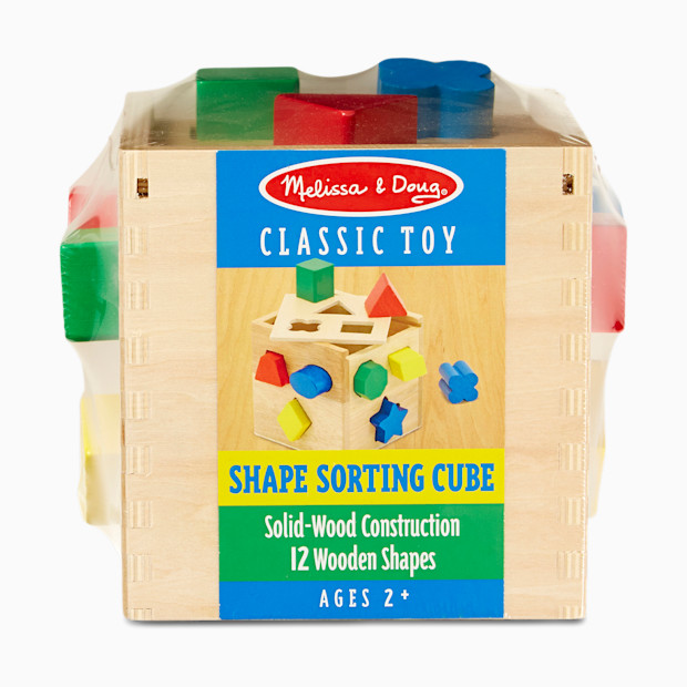 Melissa & Doug Shape Sorting Cube Classic Toy.