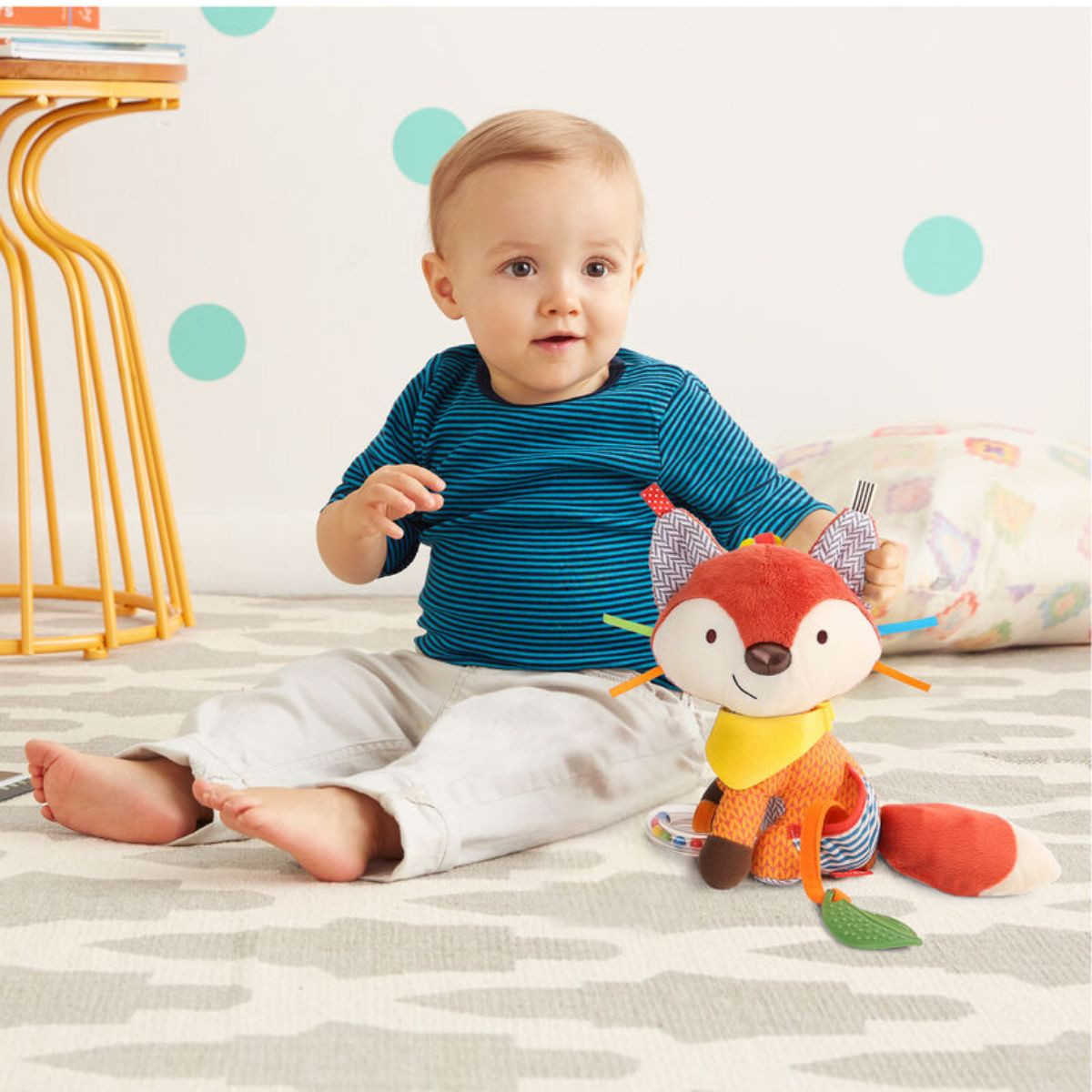 Skip Hop Bandana Buddies Elephant Stroller Fox Toy - Fox.