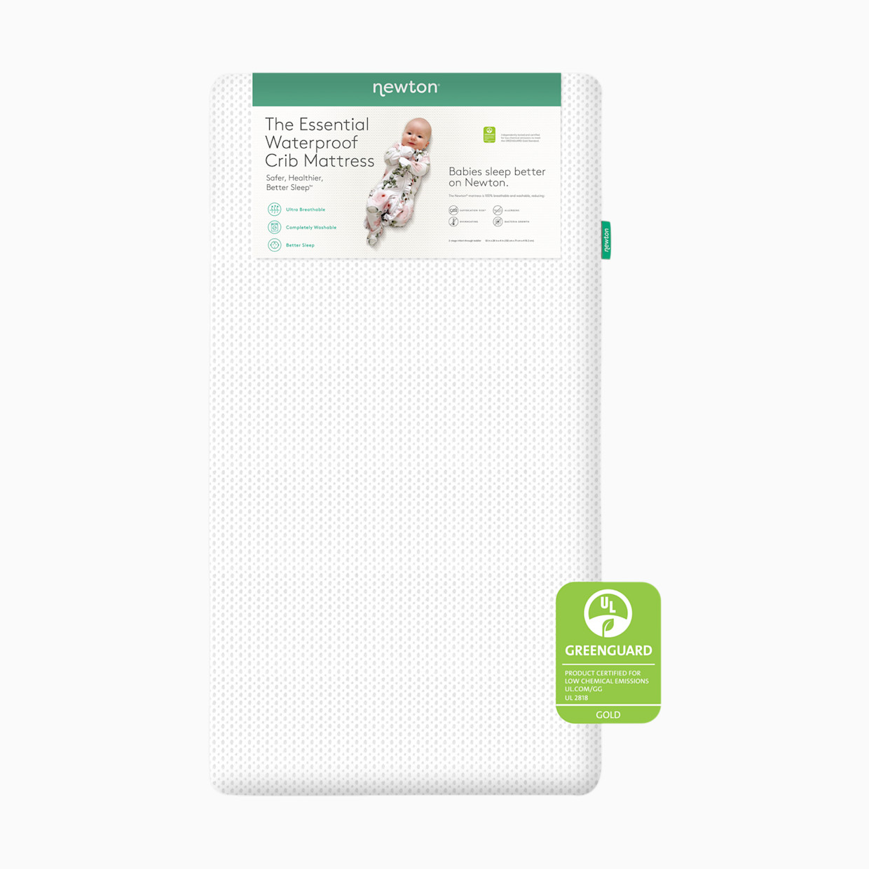 Newton Baby Essential Waterproof Crib Mattress.