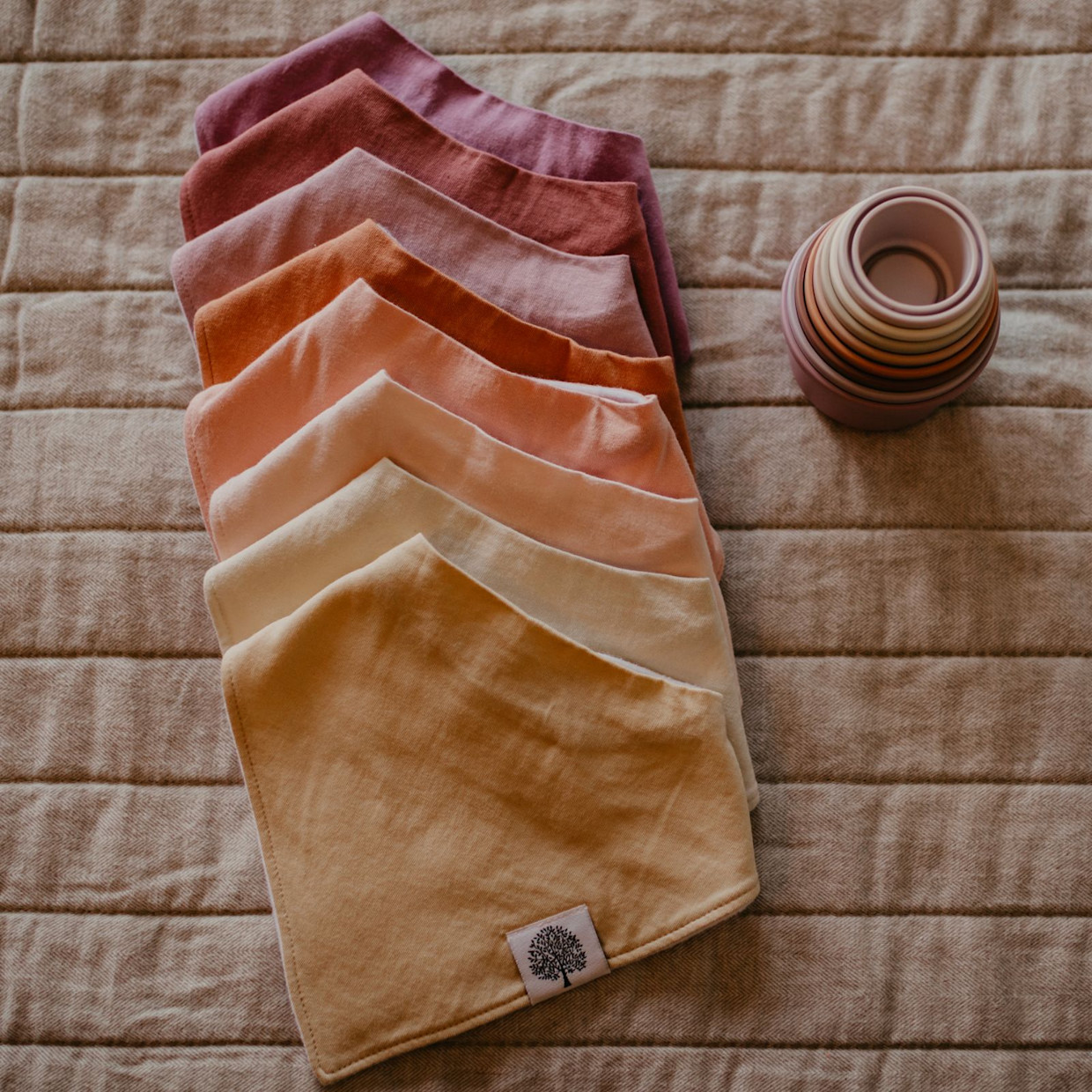 Parker Baby Co. Bandana Bib Set (8-Pack) - Vail Set.