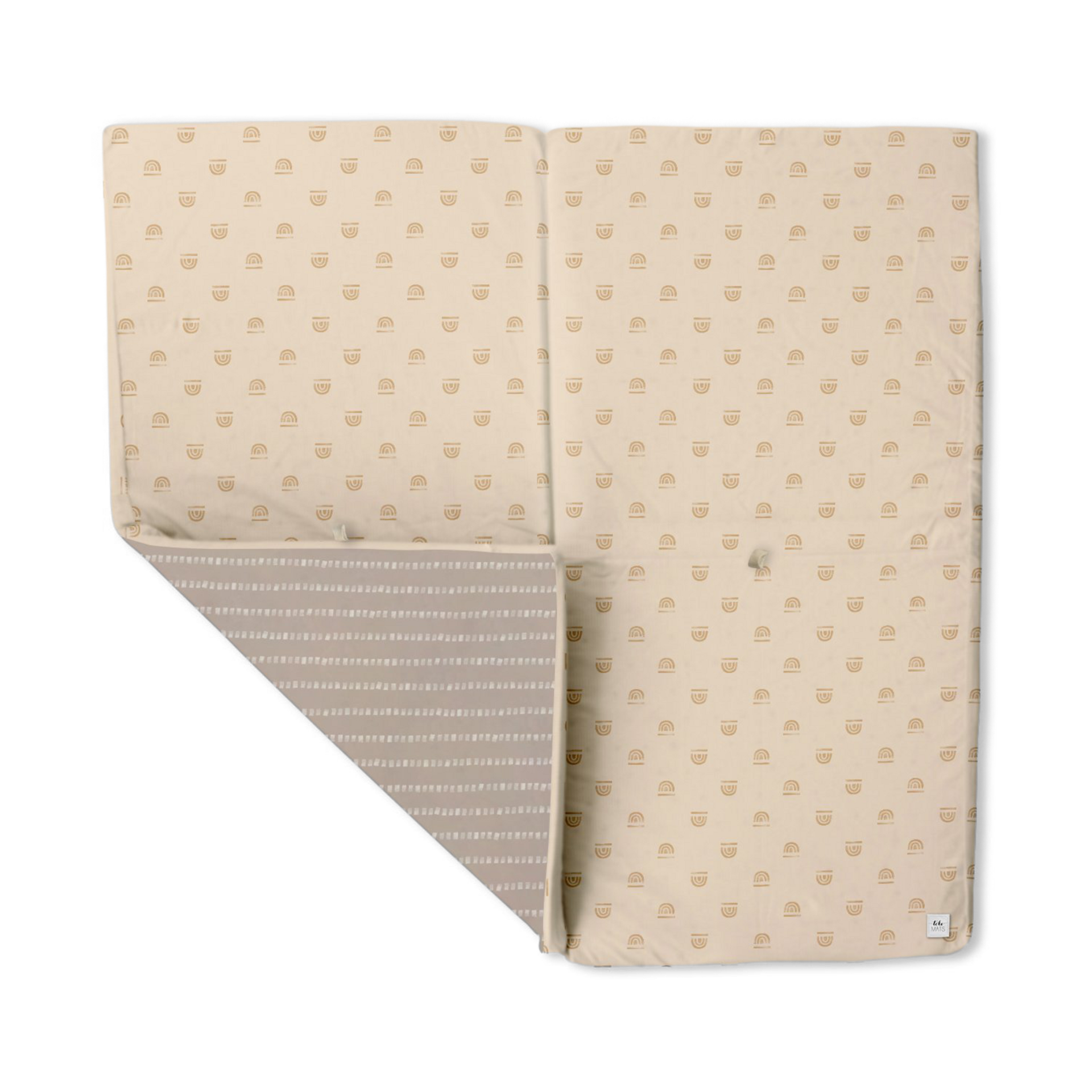 Toki Mats Mega Padded Play Mat Rainbow Peach, Babylist Shop