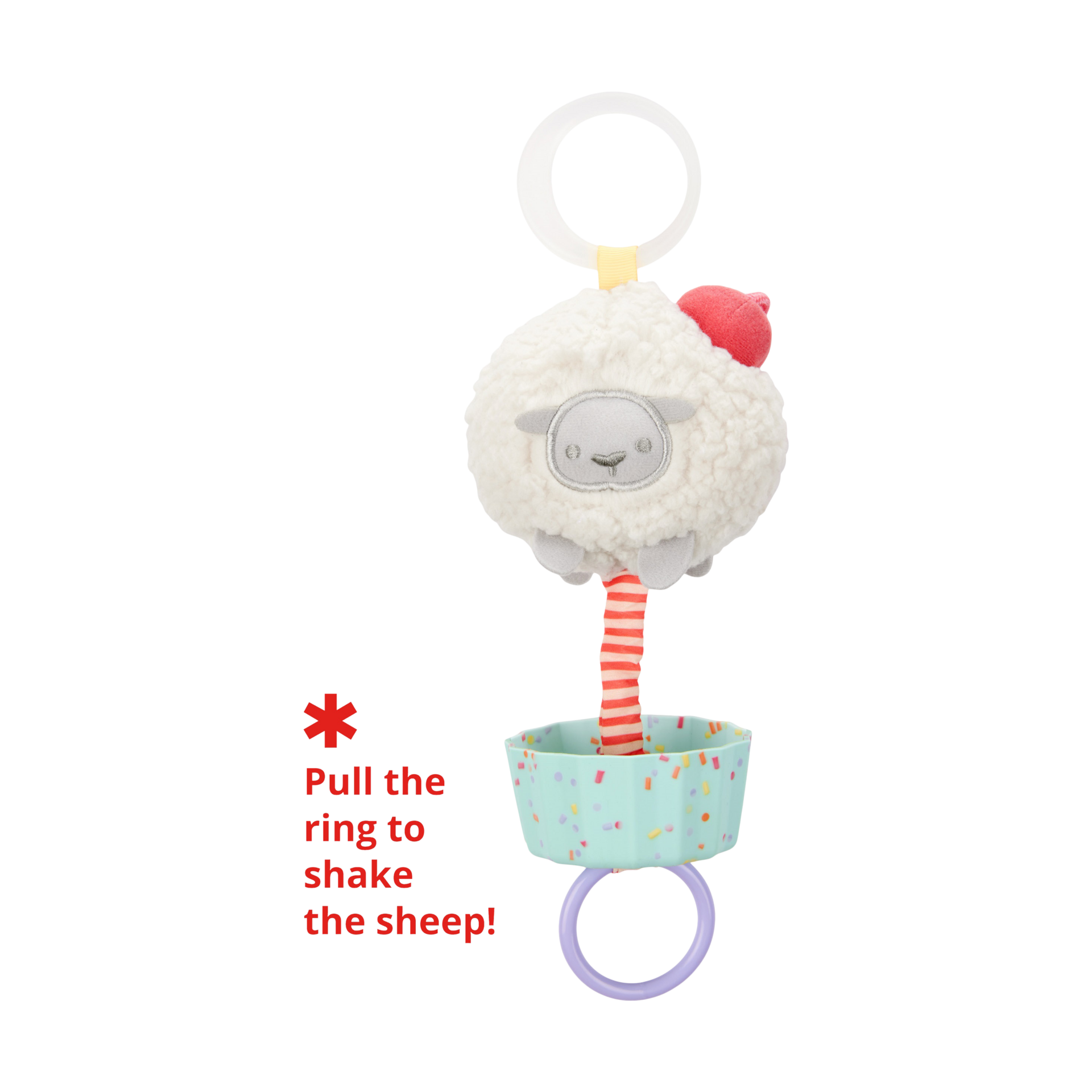 Skip Hop Sweet Sheep Jitter Stroller Toy.