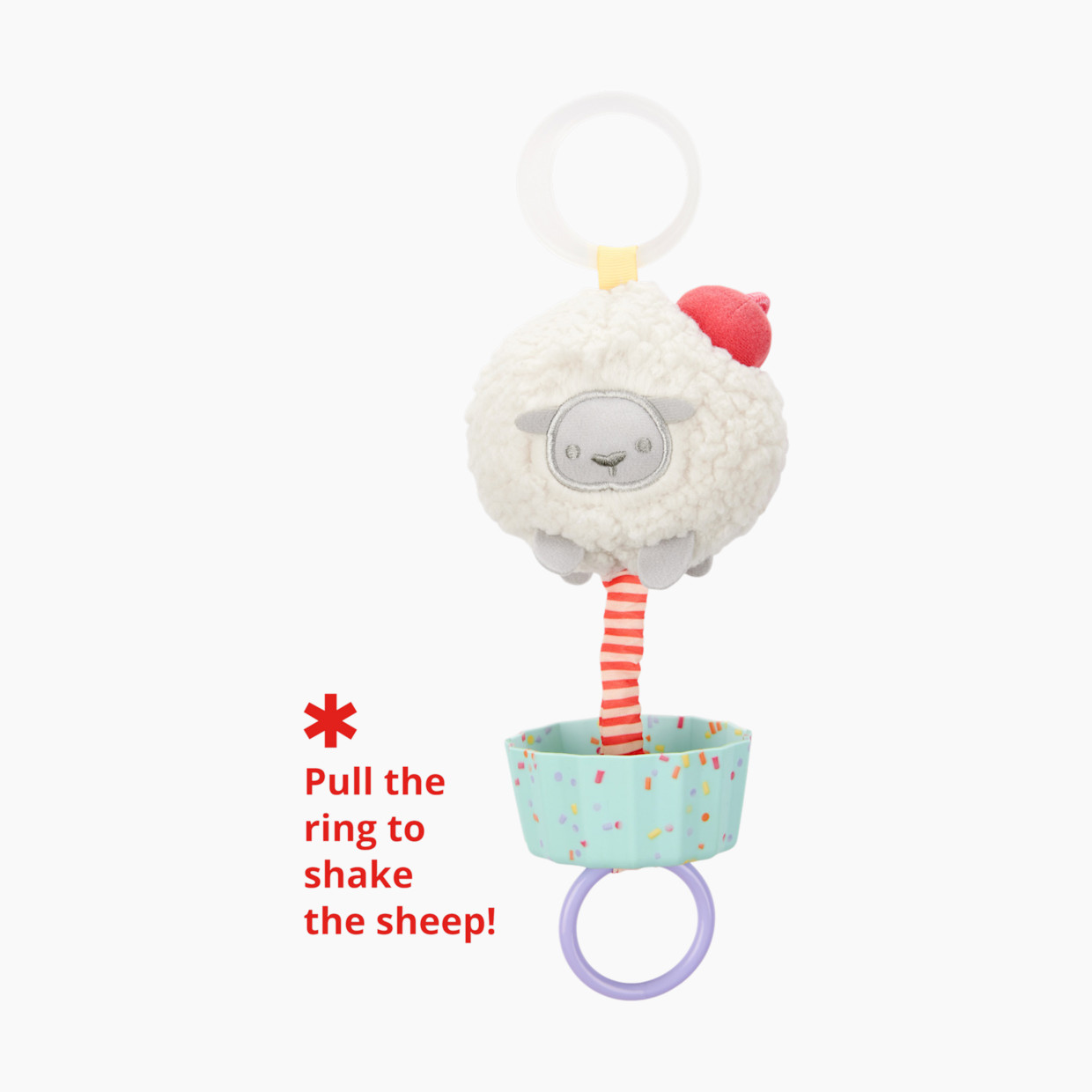 Skip Hop Sweet Sheep Jitter Stroller Toy.