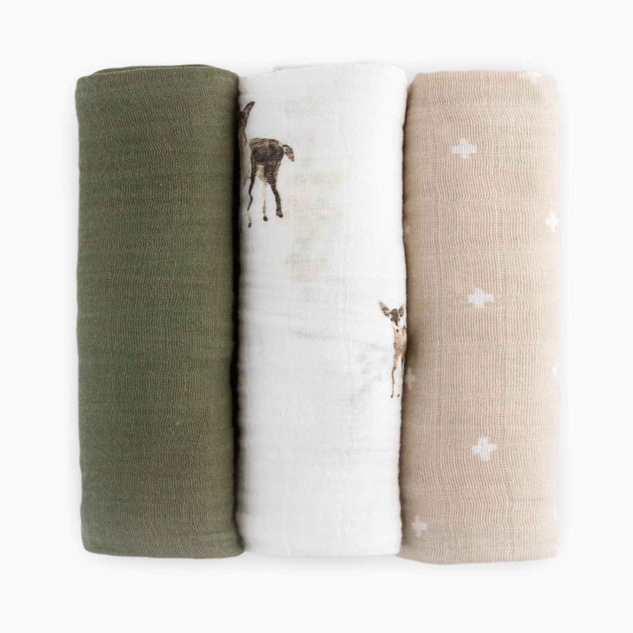 Little Unicorn Cotton Muslin Swaddle 3 Pack - Oh Deer.