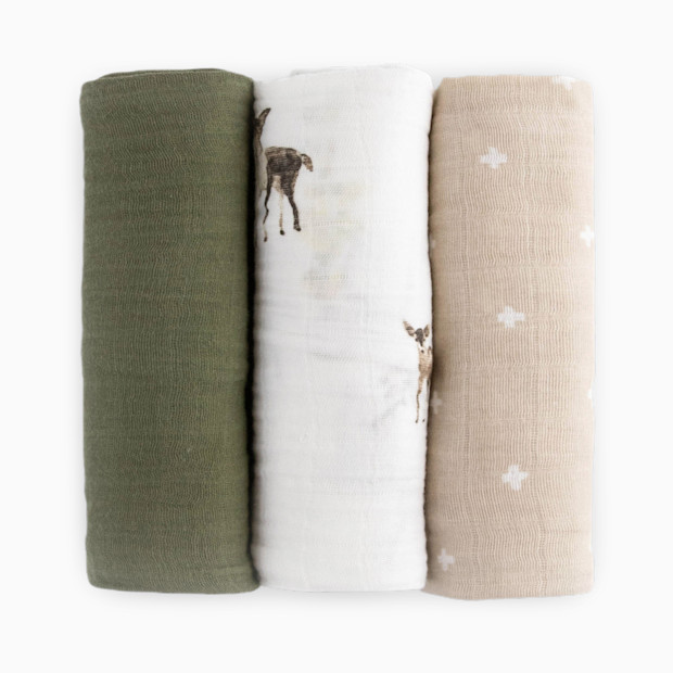 Little Unicorn Cotton Muslin Swaddle 3 Pack.