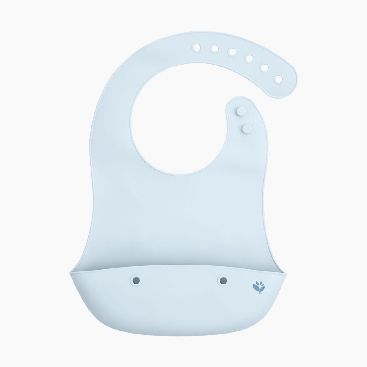 GREEN SPROUTS Silicone Scoop Bib - Light Blueberry.