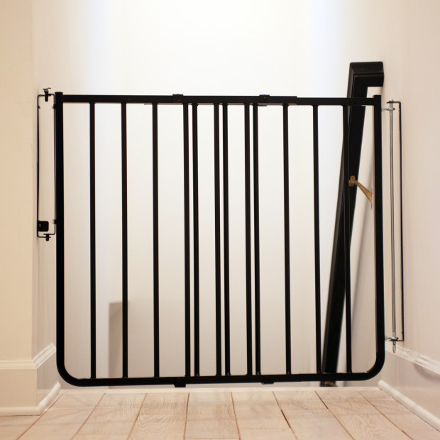 Cardinal Gates Stairway Special Aluminum Wall Mounted Baby Gate (Model SS30) - Black.