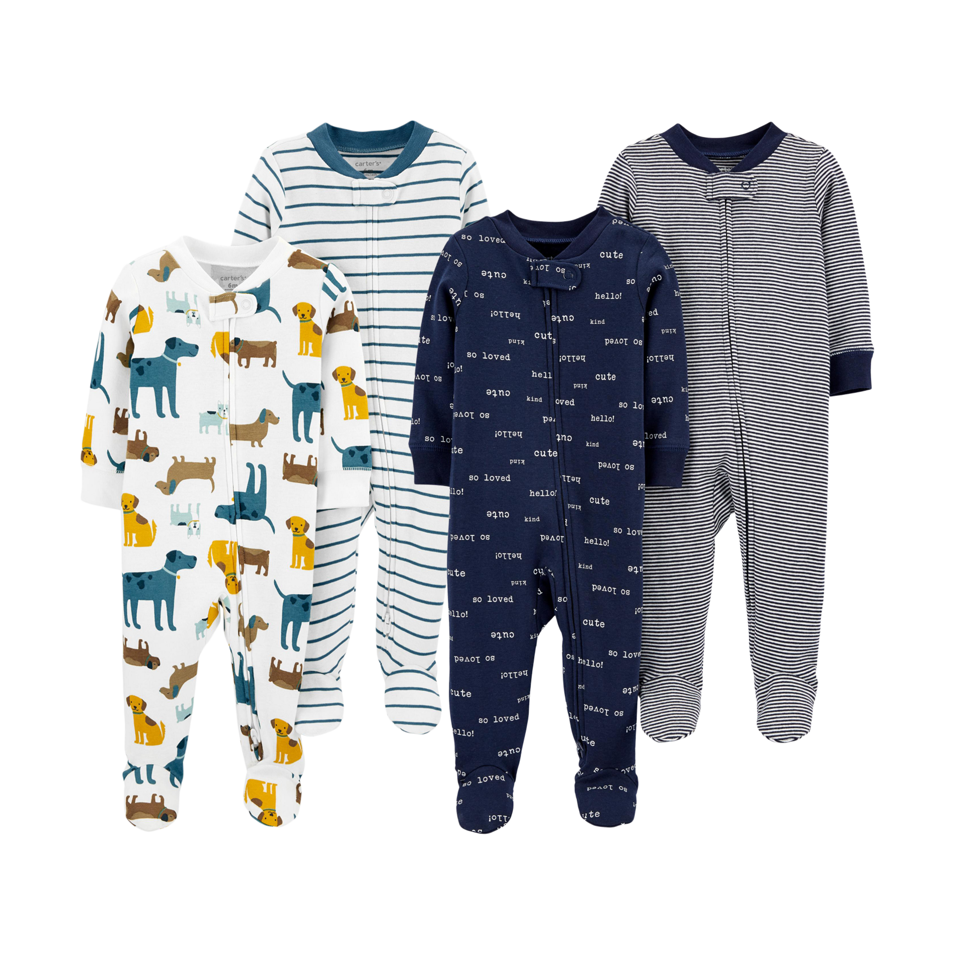 Carter's zipper footie with snap Clearance