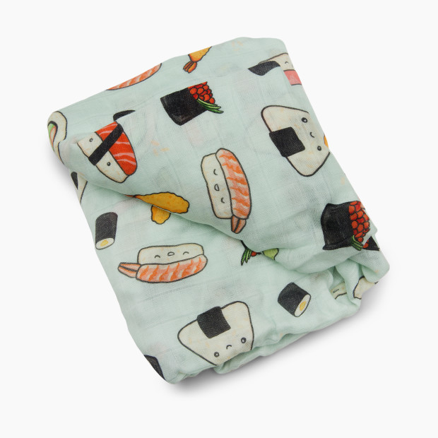 Loulou Lollipop Cotton & Bamboo Fitted Crib Sheet - Sushi.