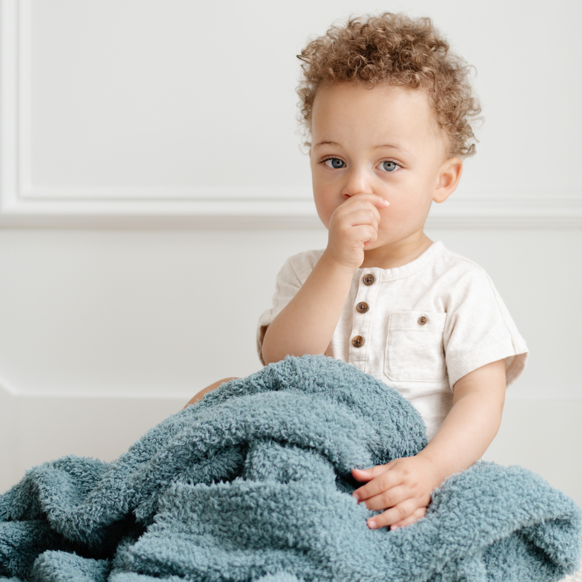 Saranoni Bamboni Receiving Blanket Spruce Babylist Shop