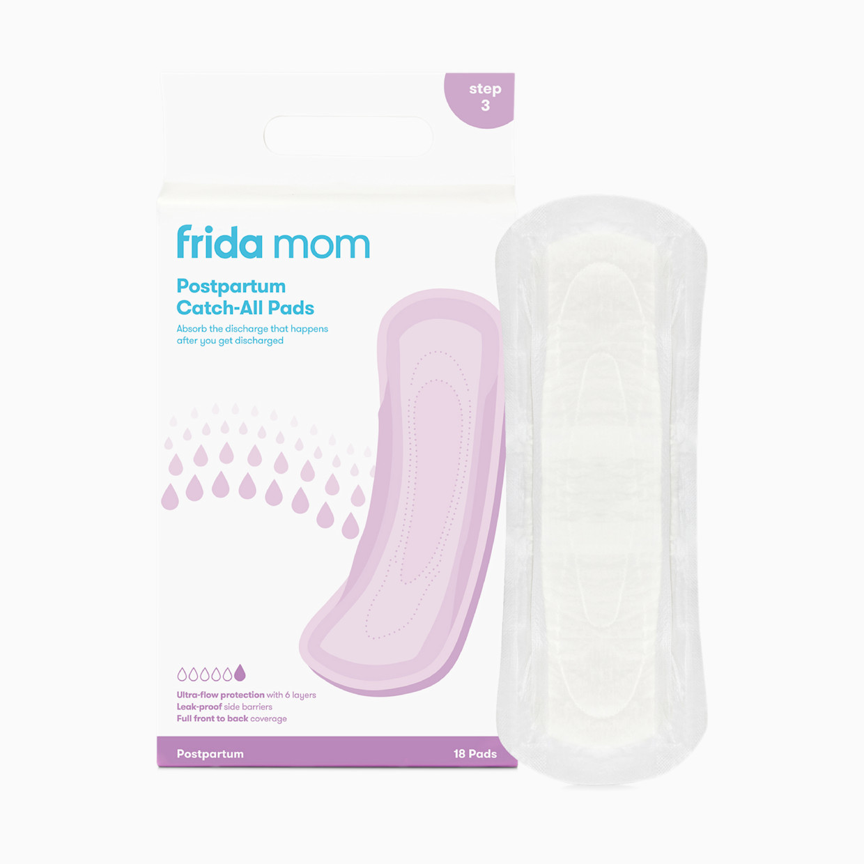 Frida Mom Postpartum Pads - 18.