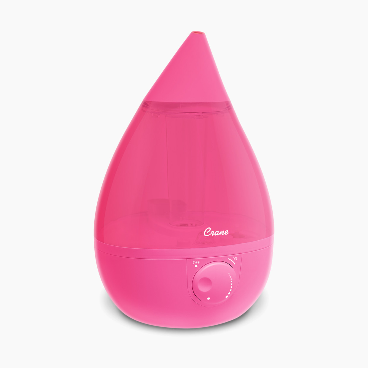 Crane Drop Ultrasonic Cool Mist Humidifier - 1 Gallon - Pink.