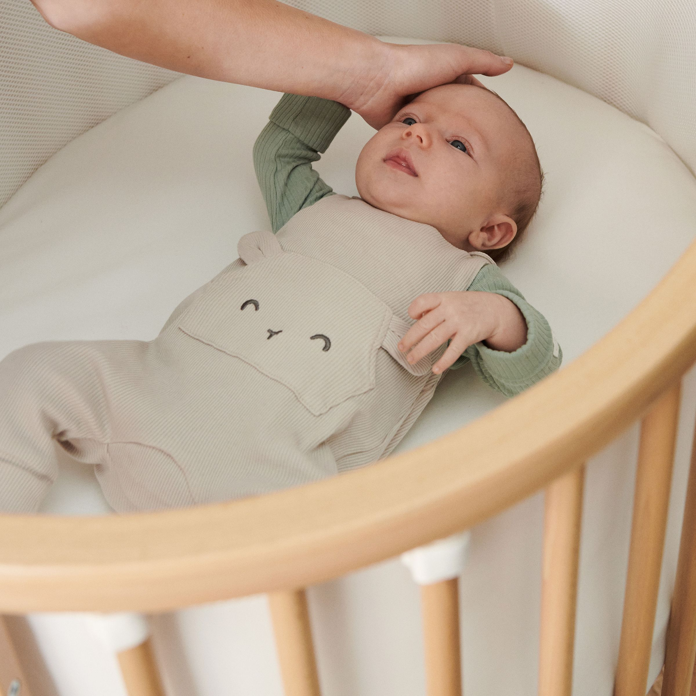 Stokke Sleepi Mini Fitted Sheet - White.