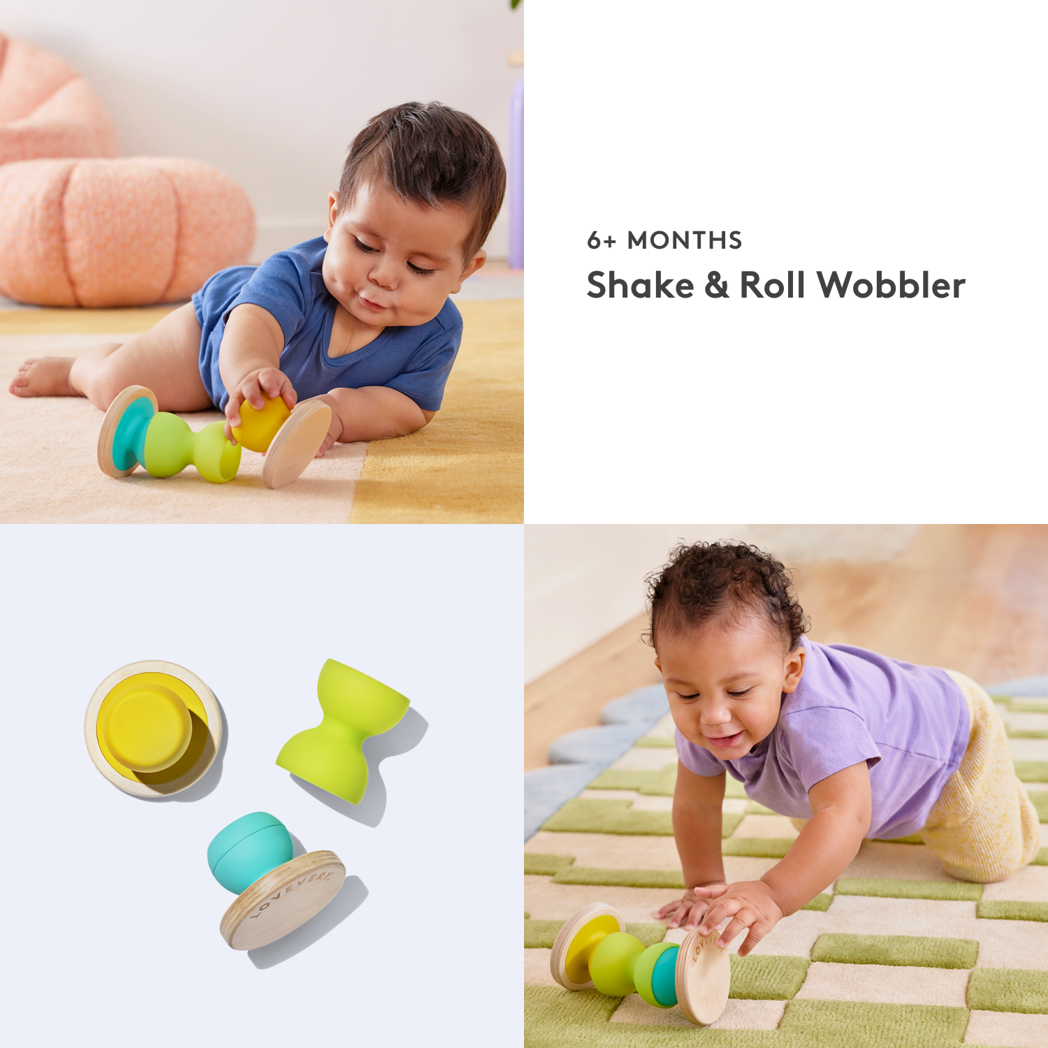 Lovevery Shake & Roll Wobbler.