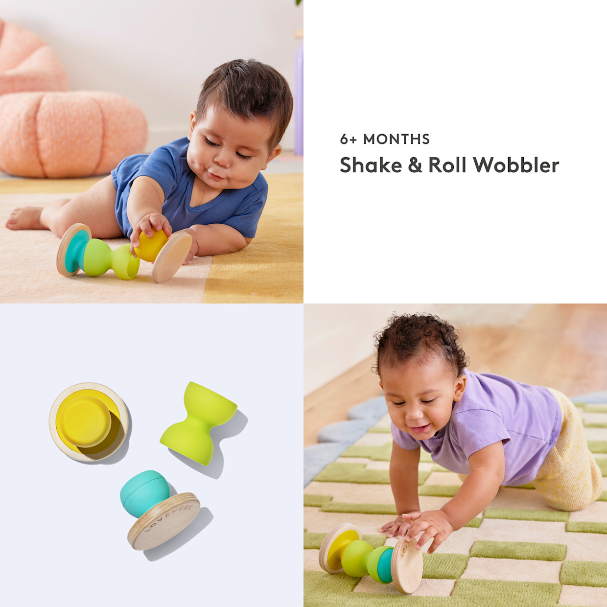 Lovevery Shake & Roll Wobbler.