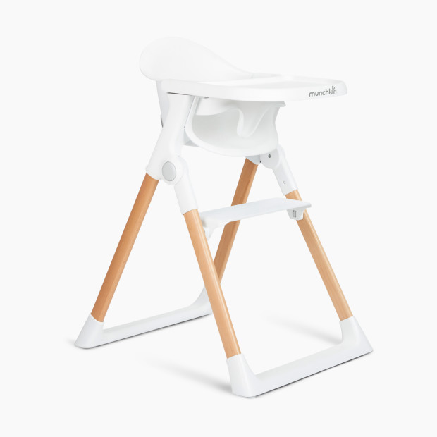 Munchkin Float Easy Clean Foldable High Chair - White.