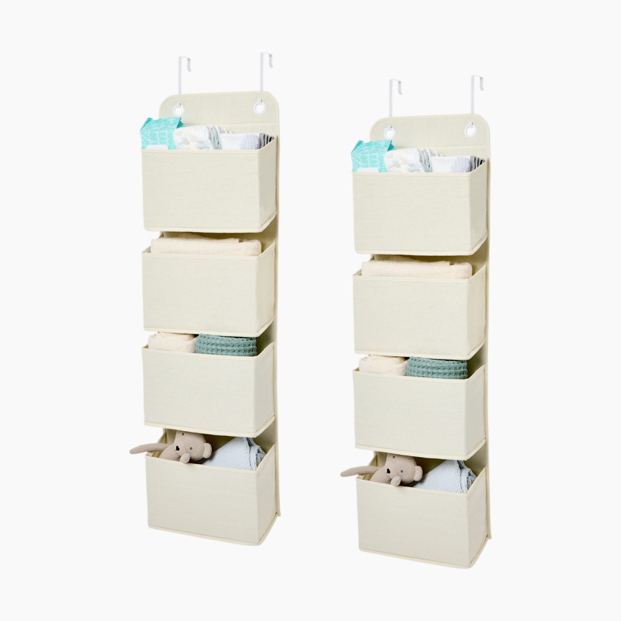 Sprucely Over the Door Storage Organizer (2 Pack) - Oat.