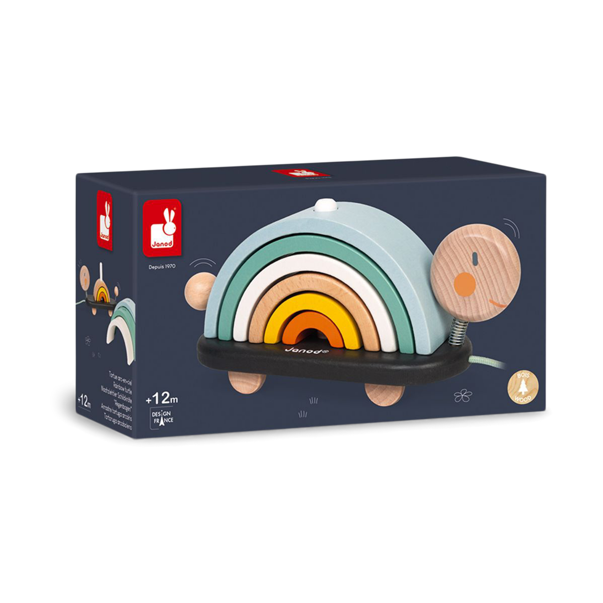 Janod Turtle Pull Along Stacker.