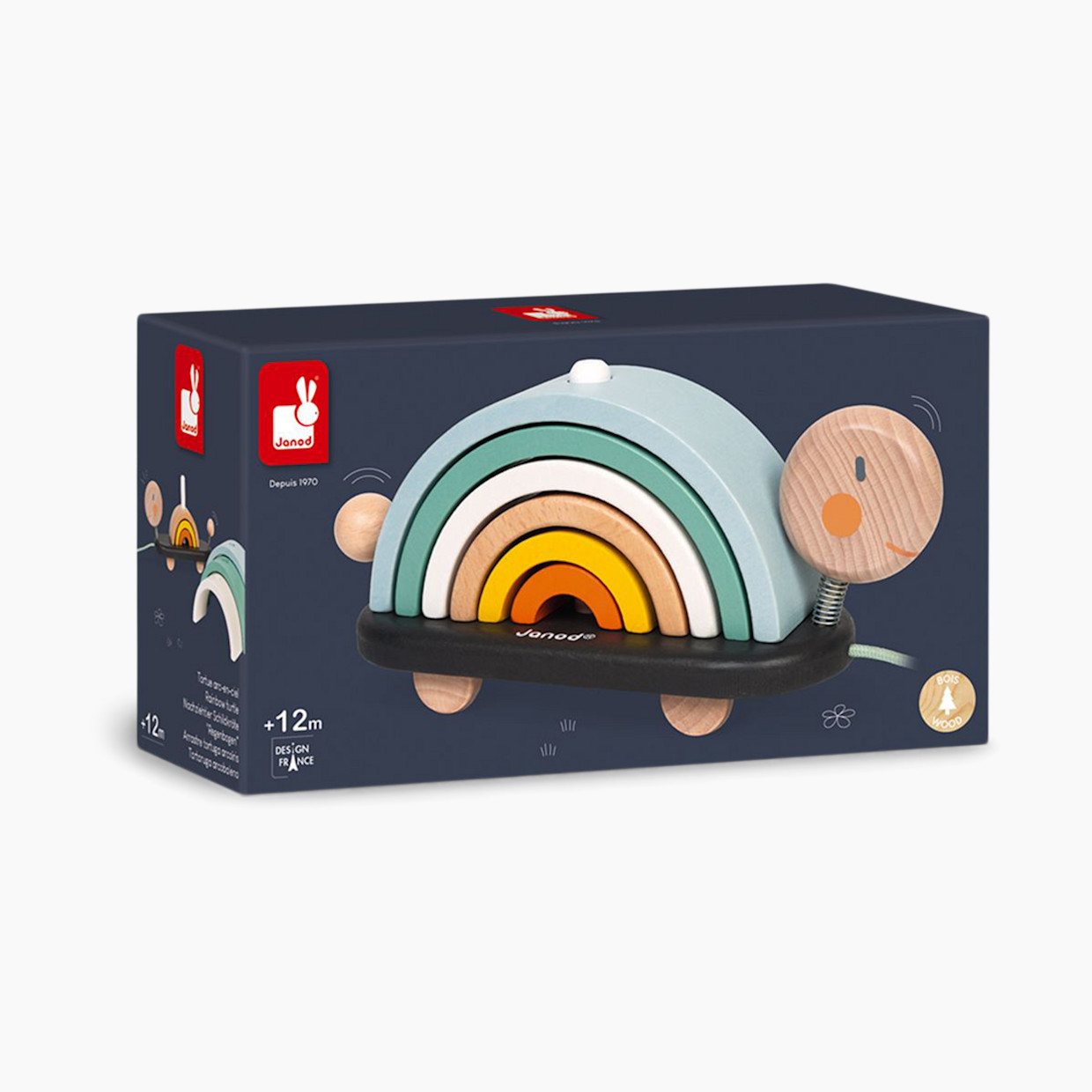 Janod Turtle Pull Along Stacker.