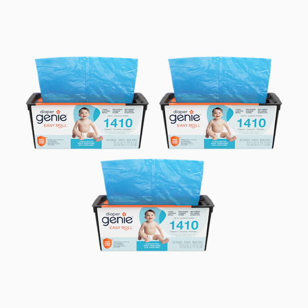 Diaper Genie Easy Roll Refill Bags - Compatible with Signature and Platinum Pails.