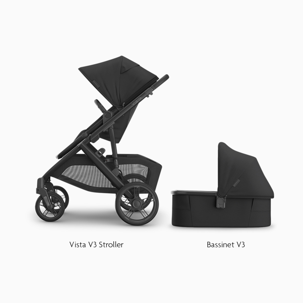 UPPAbaby Vista V3 Stroller & V3 Bassinet Bundle - Jake.