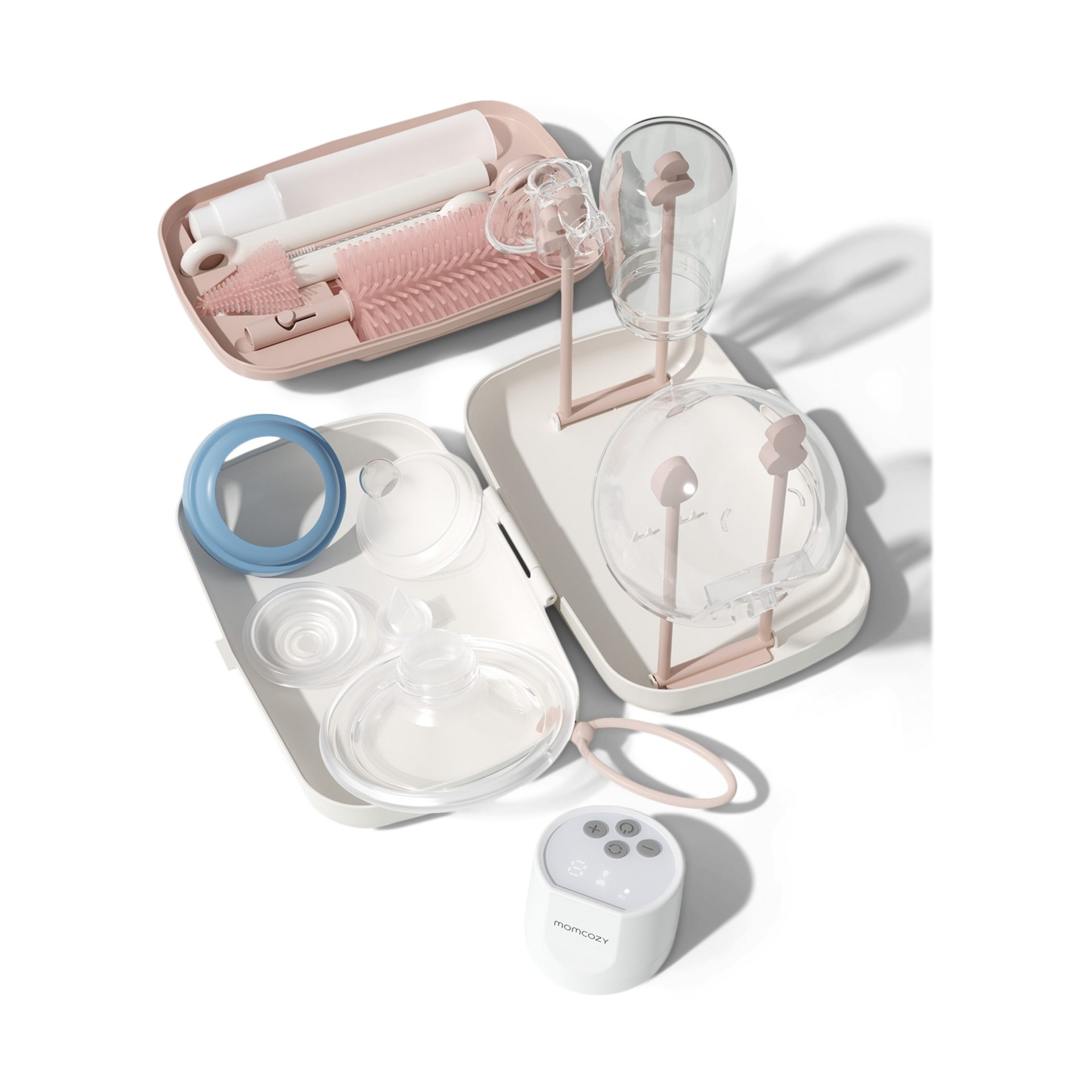 Momcozy 7-in-1 Travel Bottle Cleaning & Drying Set.