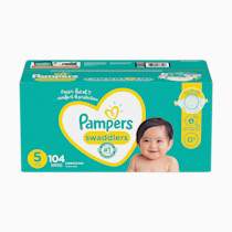 Pampers Baby Diapers - Swaddlers - Size 5, 104 Count, Ultra Absorbent Disposable Infant Diaper