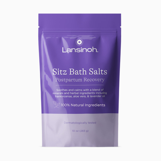 Lansinoh Sitz Bath Salts for Postpartum Recovery.