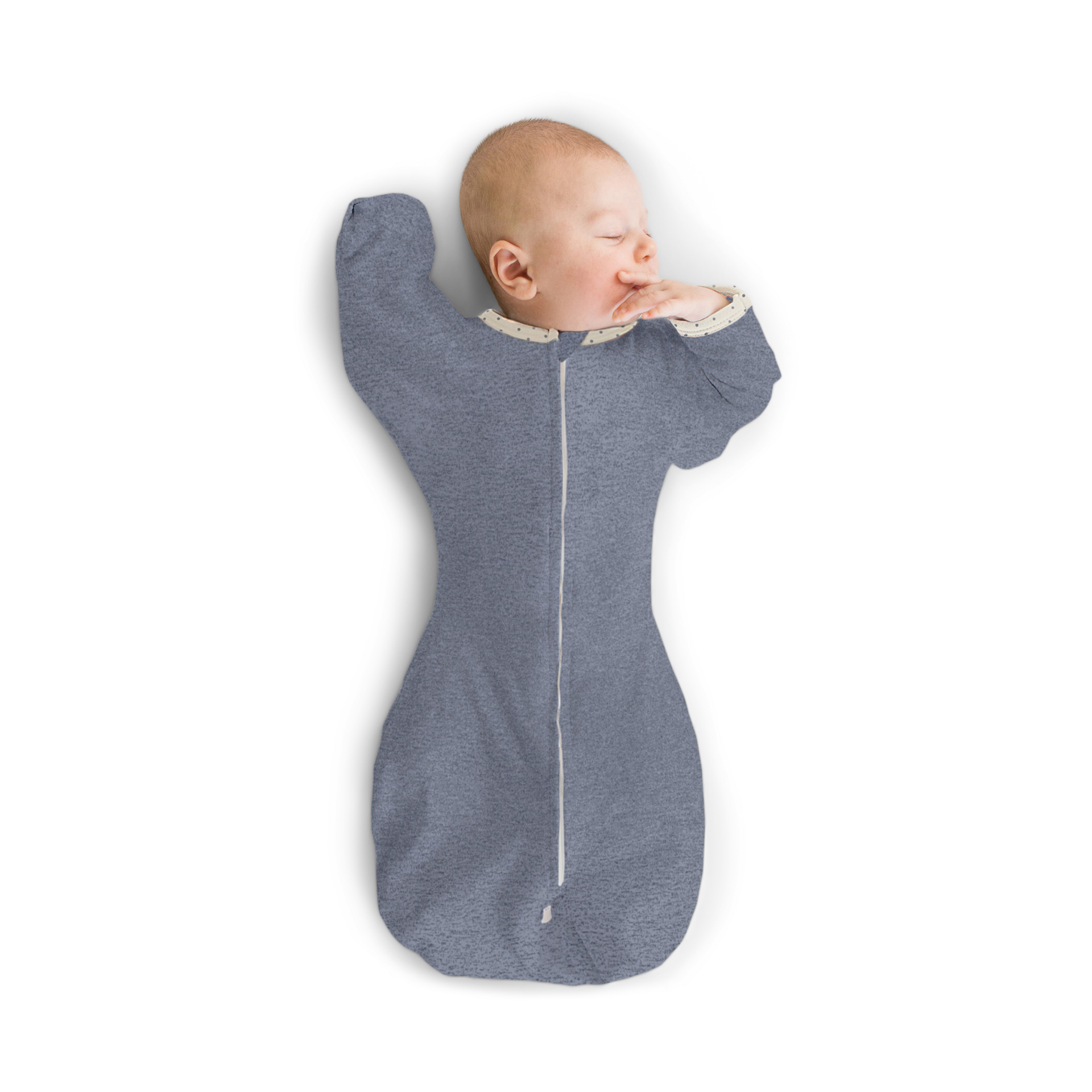 SwaddleDesigns Transitional Swaddle Sack with Arms Up HalfLength