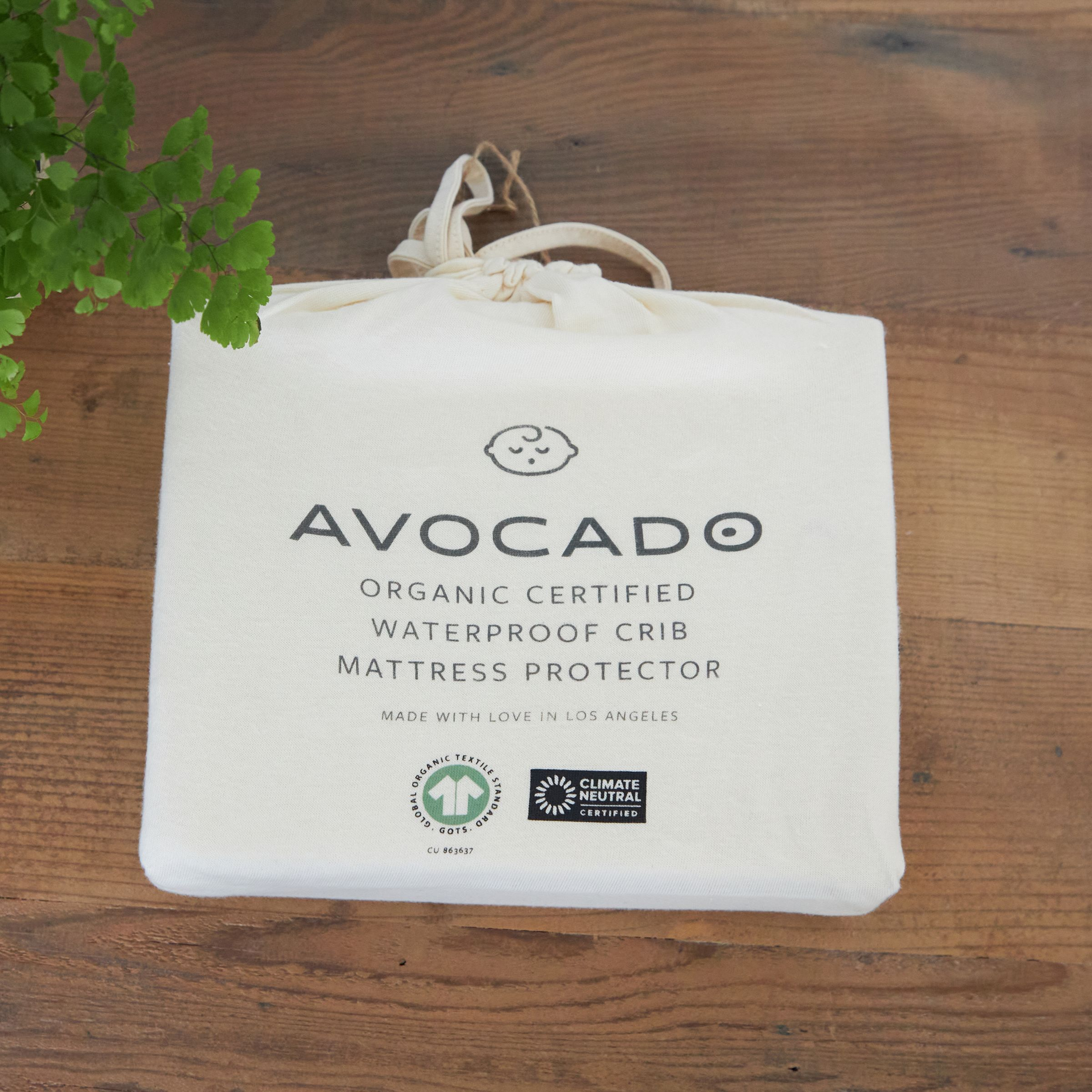Avocado Mattress Organic Crib Waterproof Protector.