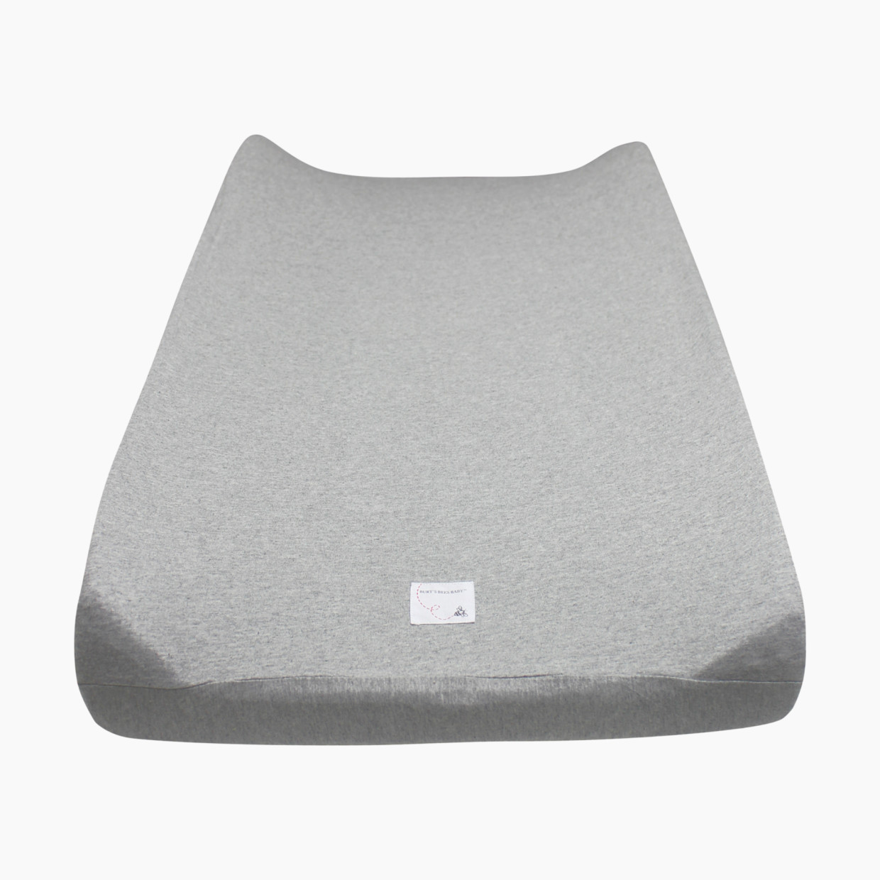 Burt's Bees Baby Organic Cotton Jersey Changing Pad Cover - Heather Grey.