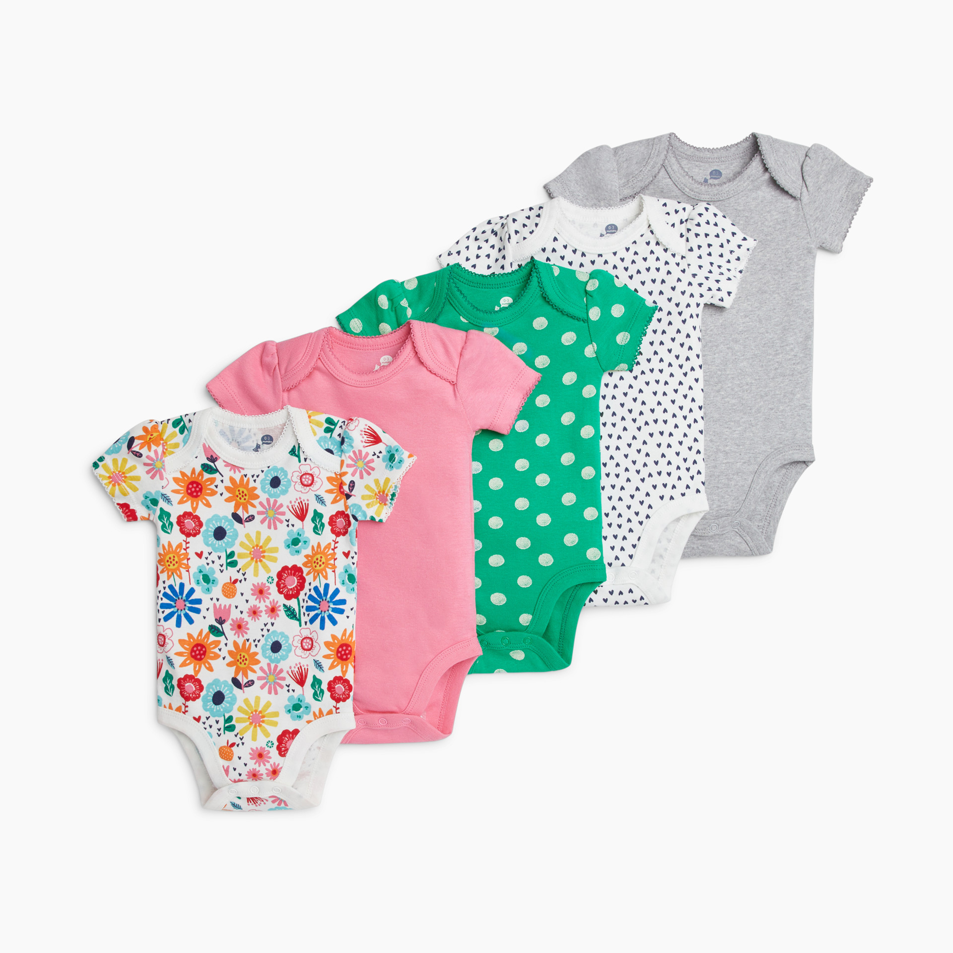 Carter's Little Planet Organic Cotton Rib Bodysuits (3 Pack